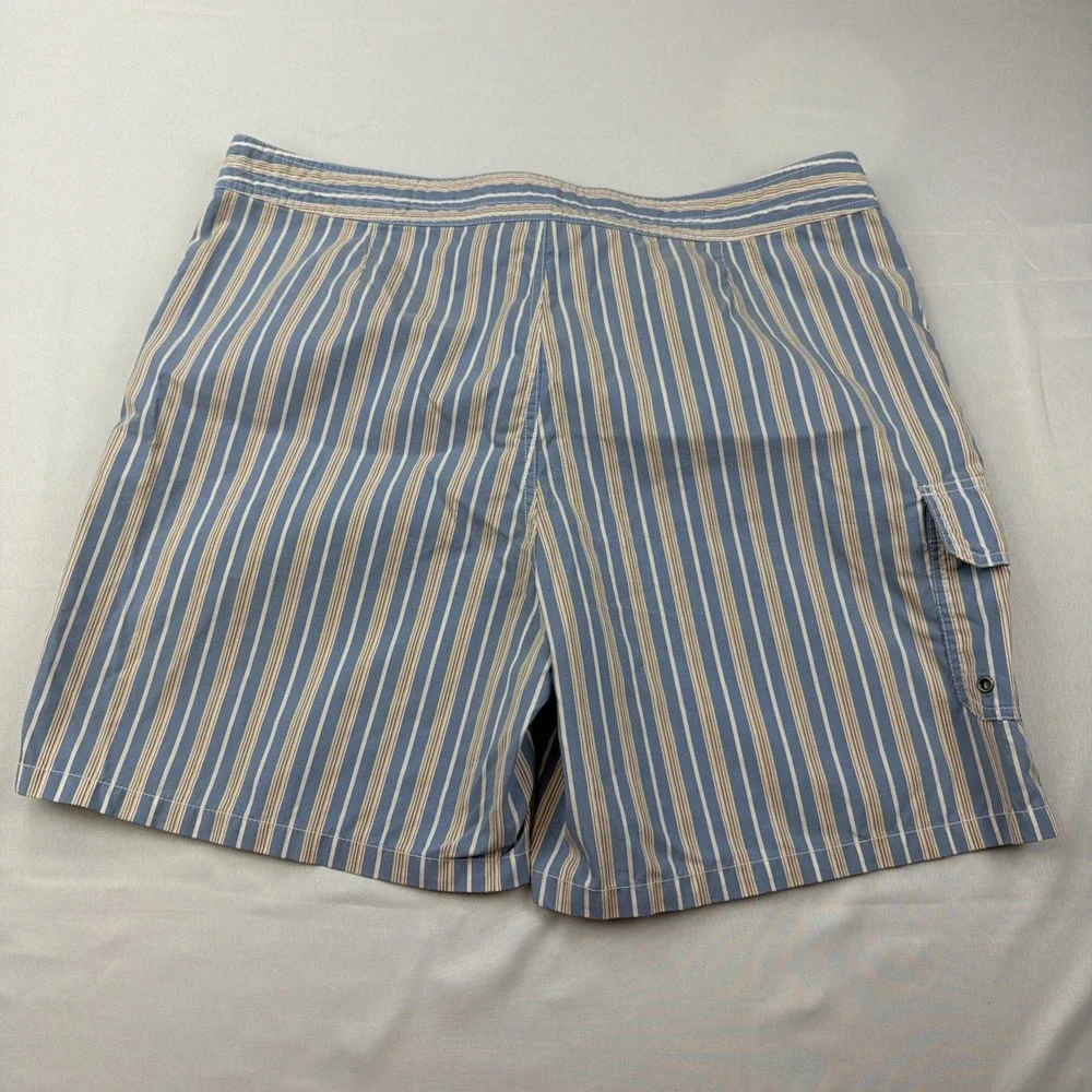 Polo Ralph Lauren Board Shorts Mens 40 Multicolor Stripe Swim‎ Trunks Board Surf